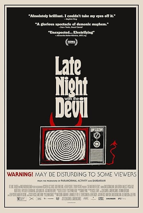 Poster film Late Night with the Devil (2023) (2023) - unul dintre cele mai bune filme noi
