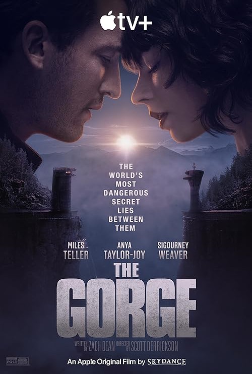 Poster film The Gorge (2025) (2025) - unul dintre cele mai bune filme noi Poster film The Gorge (2025) (2025) - unul dintre cele mai bune filme noi