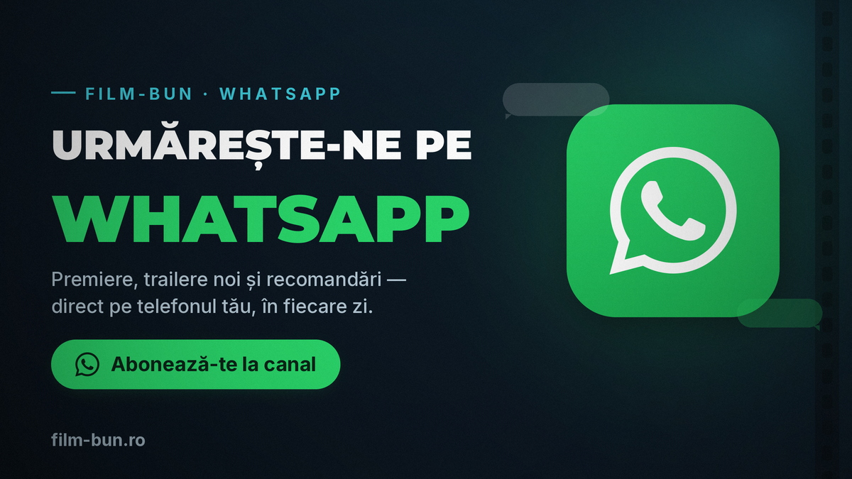 Urmărește Film-Bun pe WhatsApp: afli primul ce filme noi apar
