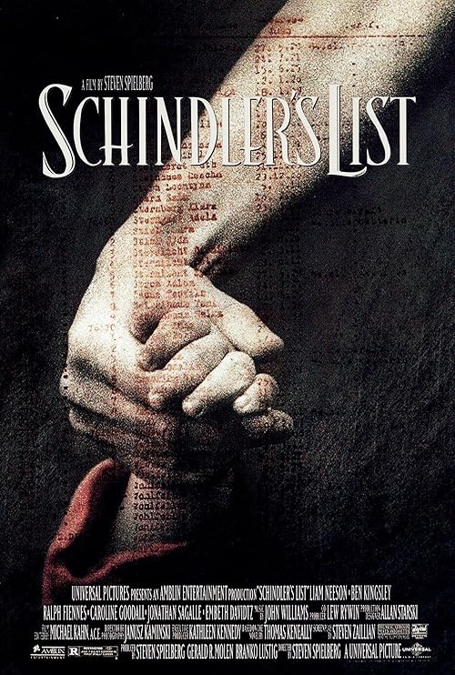 Poster film Lista lui Schindler (1993) (1993) - unul dintre cele mai bune filme noi