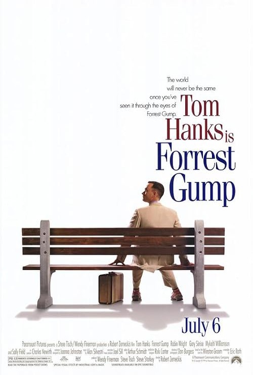 Poster film Forrest Gump (1994) (1994) - unul dintre cele mai bune filme noi