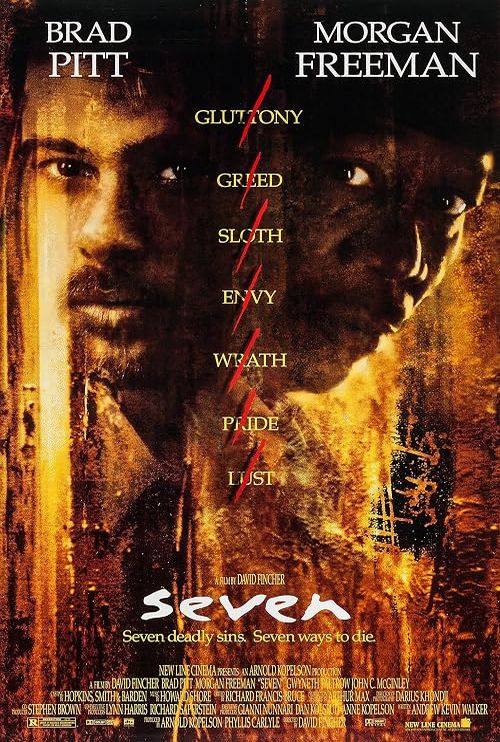 Poster film Se7en (1995) (1995) - unul dintre cele mai bune filme noi